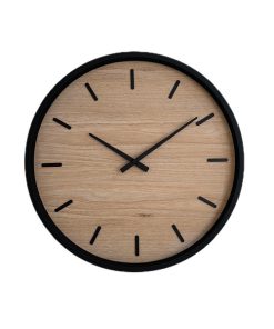ساعت دیواری چوبی ملچ قطر ۳۷ رنگ سفید